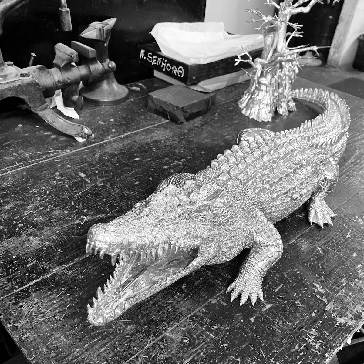 Crocodile de la bijouterie Leitão e Irmão