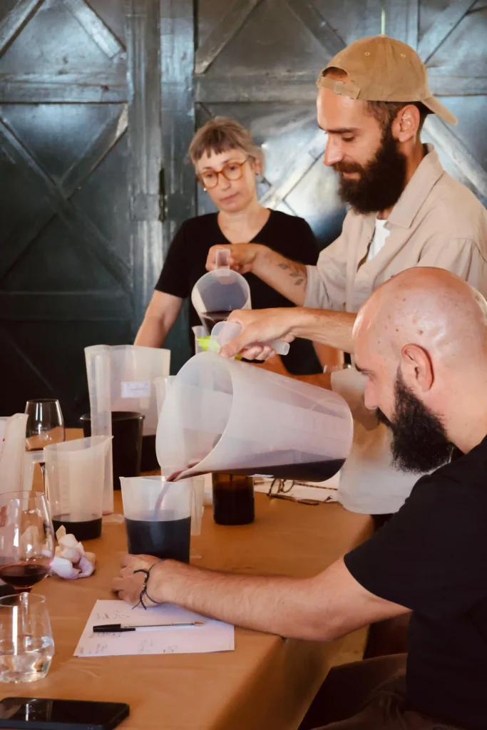 Atelier d’assemblage de vin à la Quinta da Folgorosa