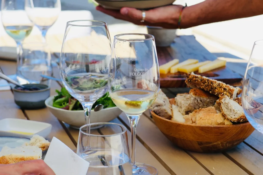 Dégustation de vins et de produits portugais à la Quinta da Folgorosa