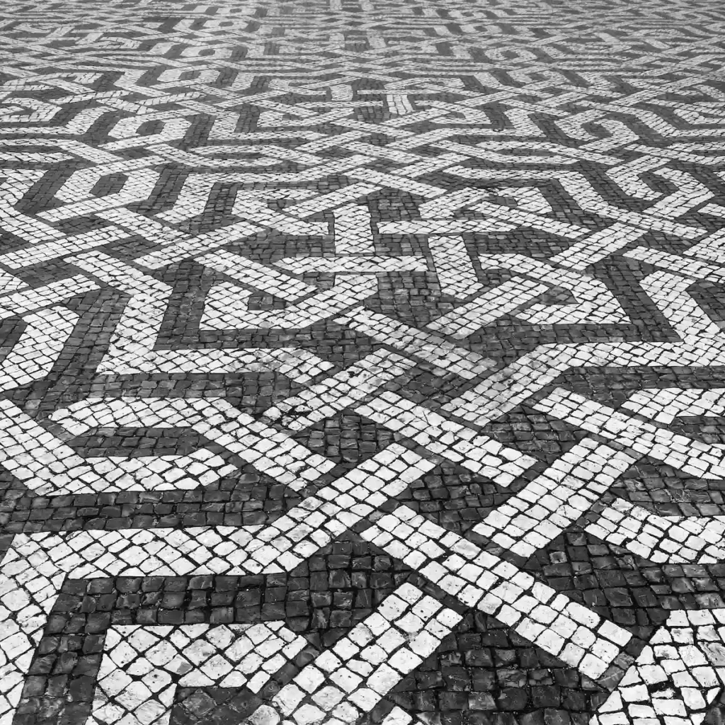 pavés de la praça dos restauradores